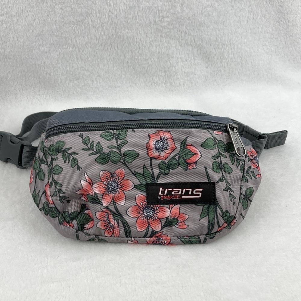 Trans by Jansport Waist Belt Bag/Fanny Pack Floral Print OS